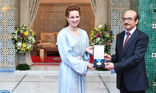 الأميرة للاسلمى تتسلم بالرباط الميدالية الذهبية لمنظمة الصحة العالمية