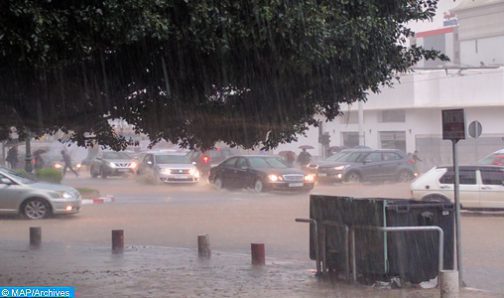 زخات مطرية رعدية قوية اليوم السبت بعدد من مناطق المغرب