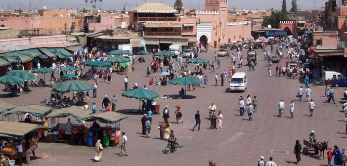 جامع الفنا والفضاءات العمومية بمراكش بعد جائحة كورونا