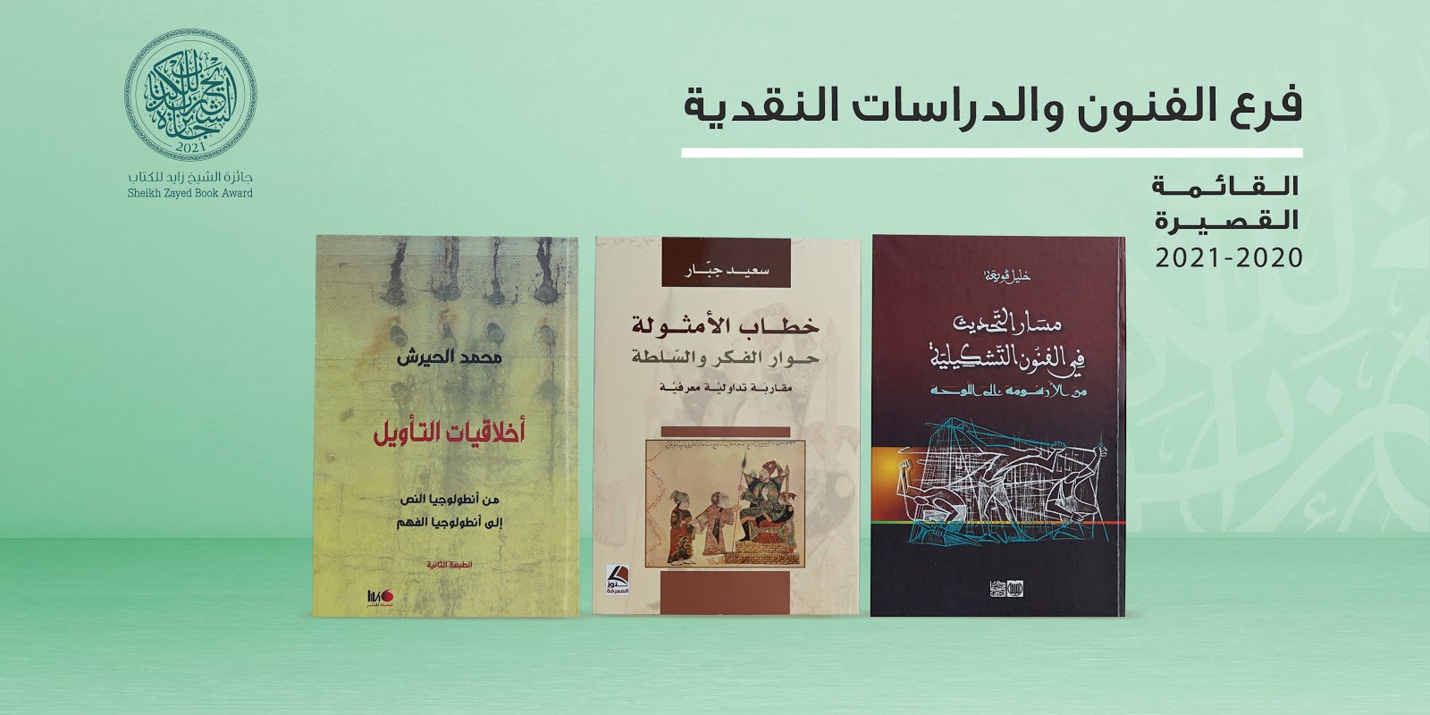 باحثان مغربيان ضمن القائمة القصيرة لفرع “الفنون والدراسات النقدية” لجائزة الشيخ زايد للكتاب