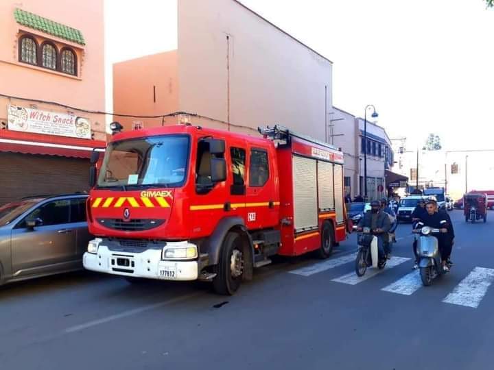 اندلاع حريق مهول في مطعم الشاف موحا بمراكش