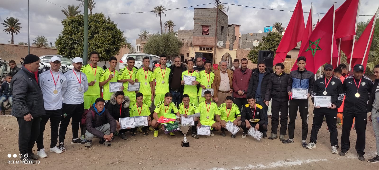 دوري في كرة القدم من تنظيم جمعية النخيل للإبداع والتنمية بمراكش