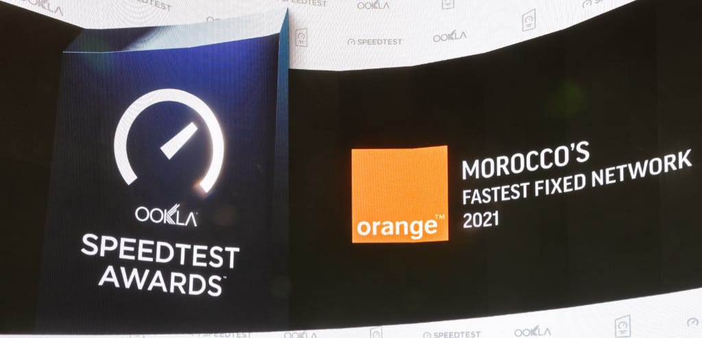 المؤتمر العالمي للجوال : أورنج المغرب تتوج مرة أخرى أفضل شبكة ثابتة عالية السرعة في المملكة من قبل Speedtest Ookla