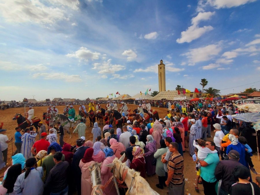 إقبالٌ كبيرٌ على موسم التبوريدة بسيدي علال المصدر إقليم الخميسات