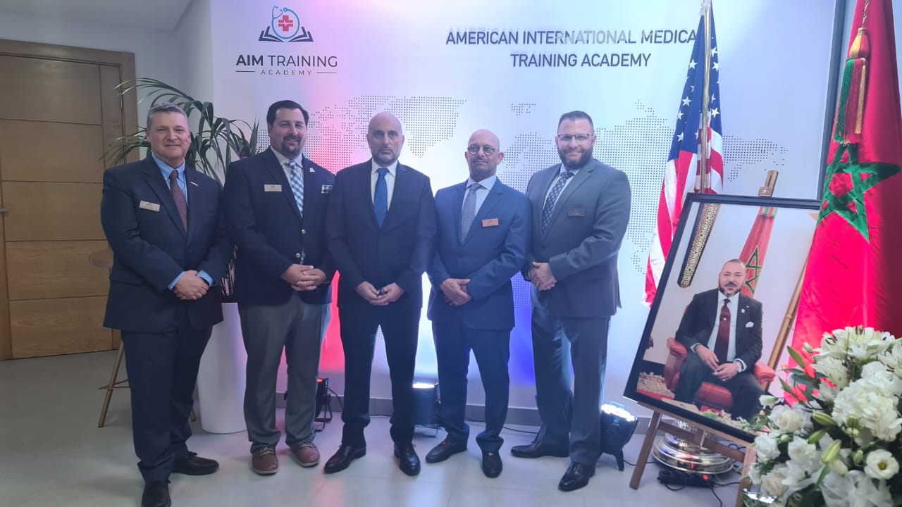 “أكاديمية التدريب” AIM  American International Medical Training Academy) تفتح أبوابها رسميًا بالدار البيضاء