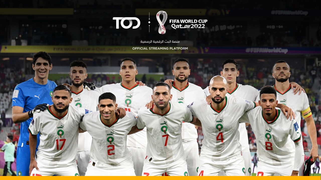 قم ببث التحدي المغربي التاريخي لكأس العالم FIFA قطر 2022TM فقط في TOD