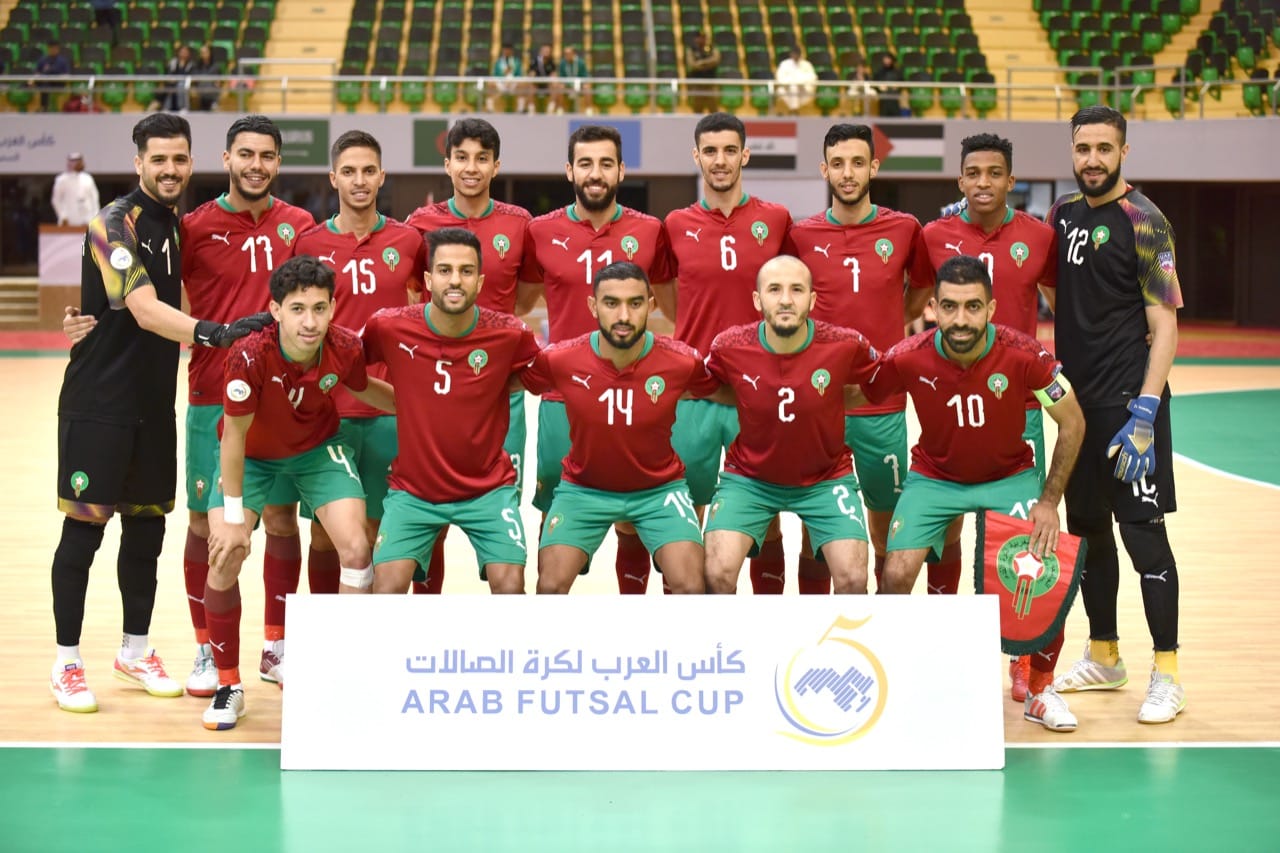 المنتخب المغربي لنهائي كأس العرب لكرة القدم داخل الصالات بعد تجاوز ليبيا