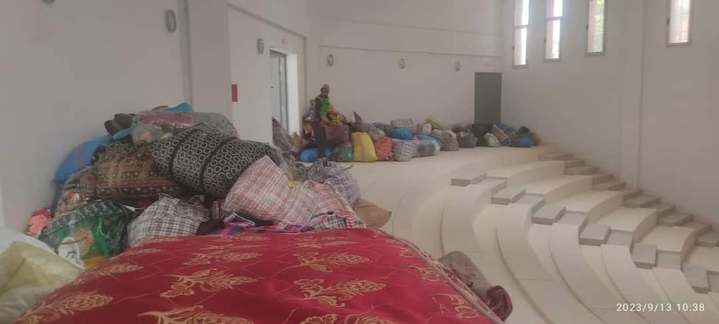 جماعة امنتانوت تبادر لجمع الملابس ومواد غذائية وتوزيعها على سكان المناطق المتضررة