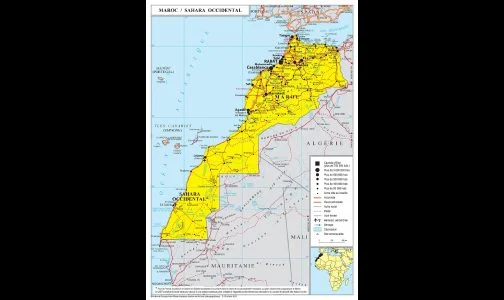 في إطار الزخم الذي أضفاه صاحب الجلالة على القضية الوطنية نشر الخريطة الرسمية للمملكة تشمل صحراءها على الموقع الرسمي للخارجية الفرنسية