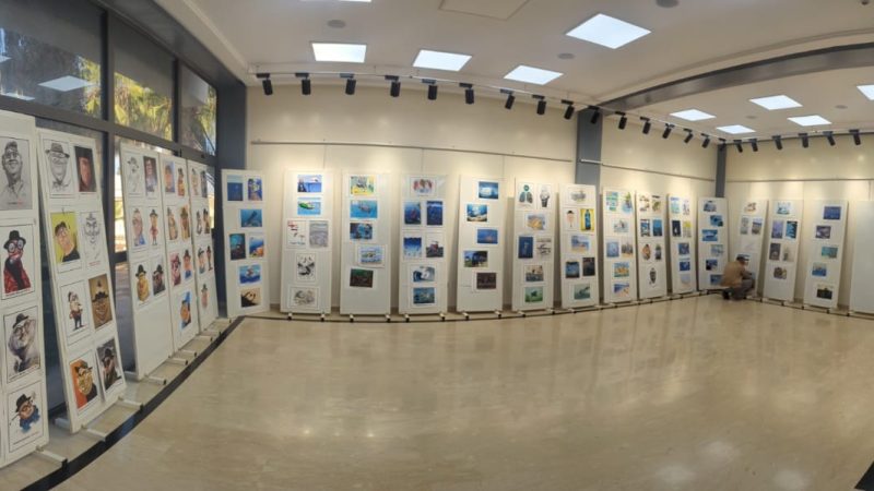 اختتام المهرجان الدولي للكاريكاتير بإفريقيا الدورة الثامنة دورة هذه السنة عرفت 409 فنانا وفنانة ينتمون لـ 72 دولة ومن بينهم 28 فنانا مغربيا