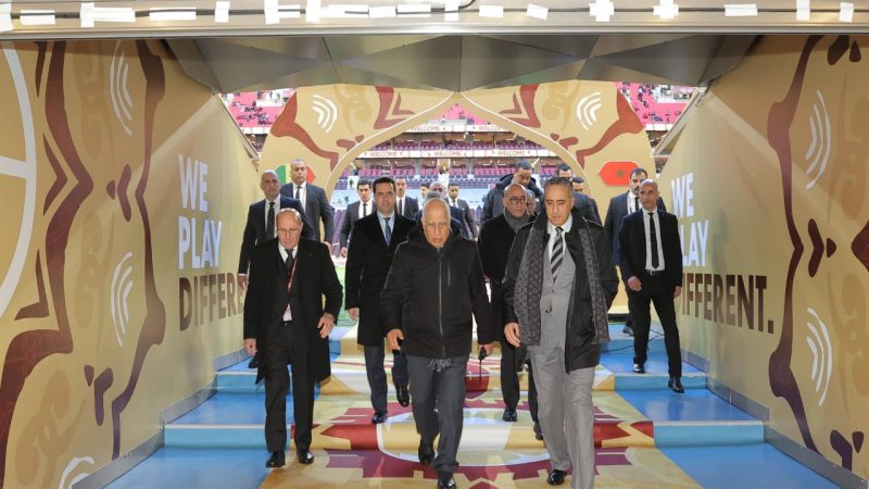 حموشي في زيارة ميدانية للمركب الرياضي الأمير مولاي عبد الله بالرباط للوقوق على آخر اللمسات الأمنية للنهائي بين المغرب والسنغال