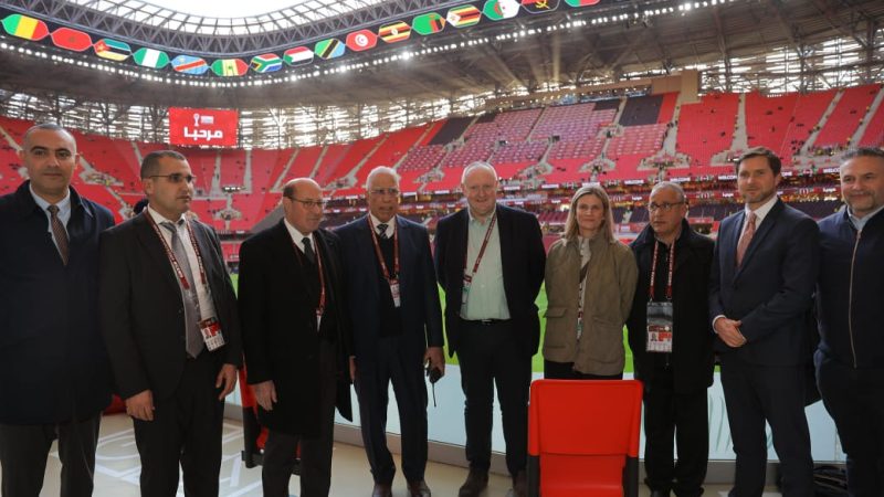 وفد من فريق الأمن الرياضي بالمملكة المتحدة يزور المركب الرياضي مولاي عبد الله بمدينة الرباط