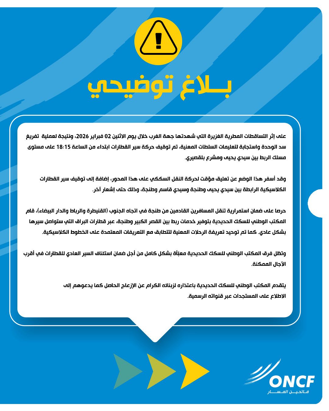 الربط السككي عبر البراق سيواصل سيره من البيضاء إلى طنجة