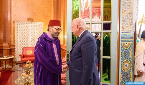 جلالة الملك يستقبل رئيس مجلس إدارة مجموعة “سافران”