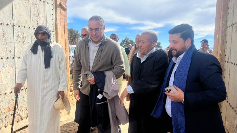 تشييع جثمان والدة نائب برلماني عن الحركة الشعبية بحضور أوزين بشيشاوة