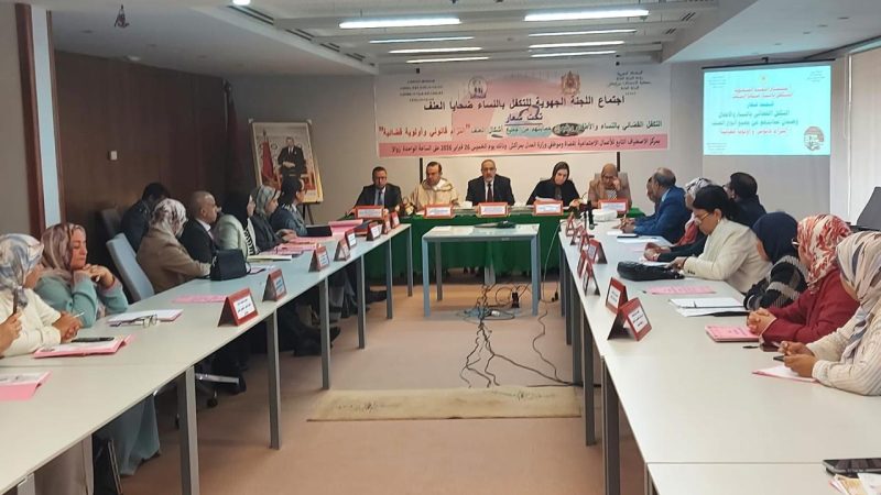 الوكيل العام خالد كردودي يقود اجتماع اللجنة الجهوية للتكفل بالنساء ضحايا العنف بمراكش ويؤكد: الحماية أولوية قضائية