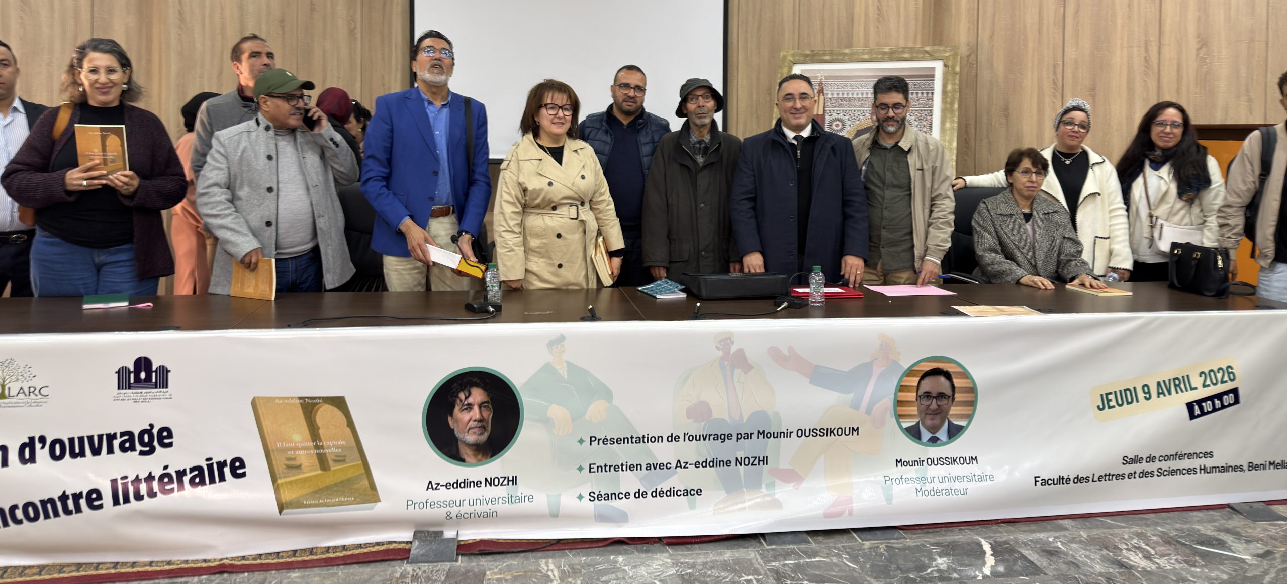 لقاء مع الكاتب والباحث عز الدين نزهي وتوقيع المجموعة القصصية: « Il faut quitter la capitale et autres nouvelles ».