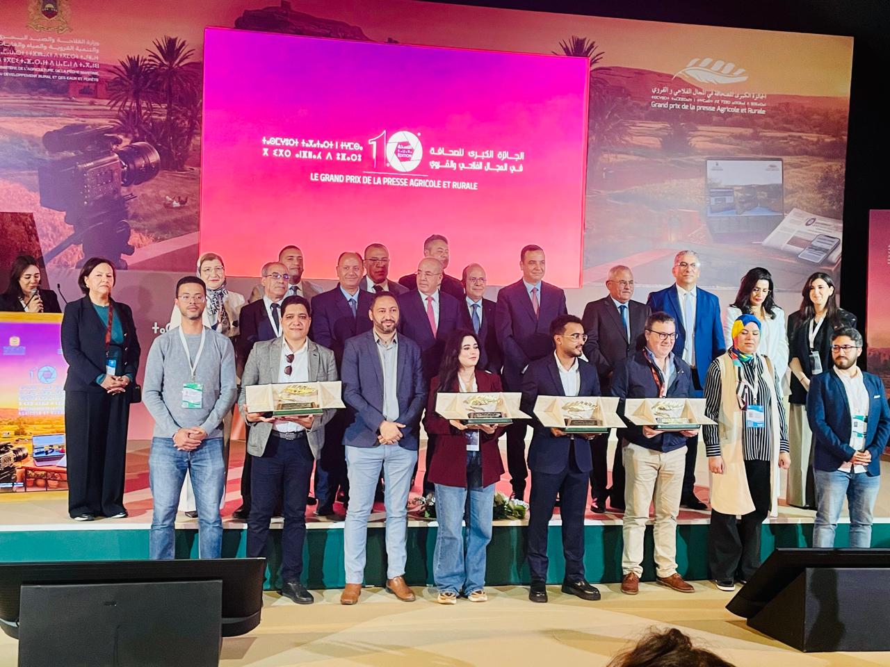 الصحافي عبد الصمد ادنيدن يضيف جائزة الصحافة الفلاحية إلى رصيده