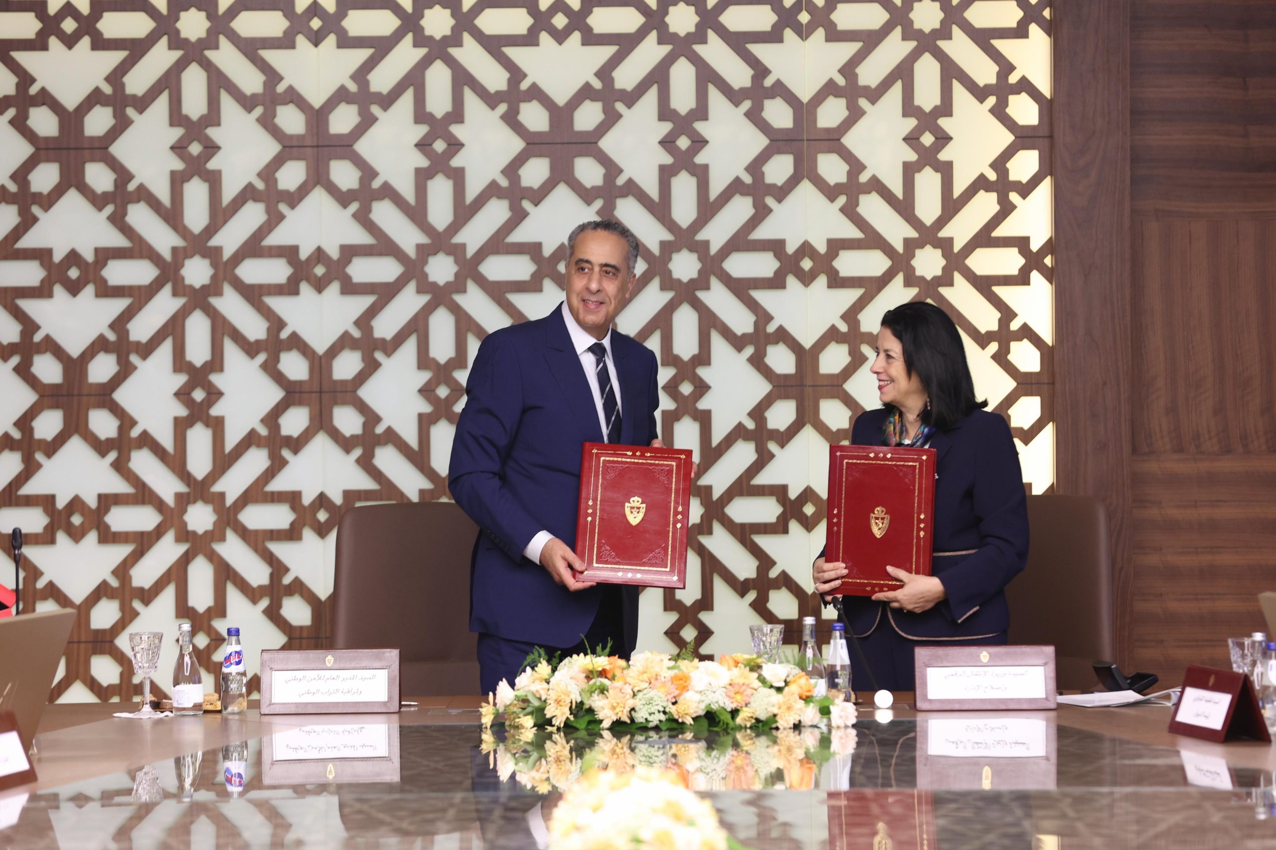 توقيع اتفاقية إطار بشأن الشراكة والتعاون من أجل تطوير وتجويد خدمات استقبال المرتفقين بمصالح الأمن الوطني