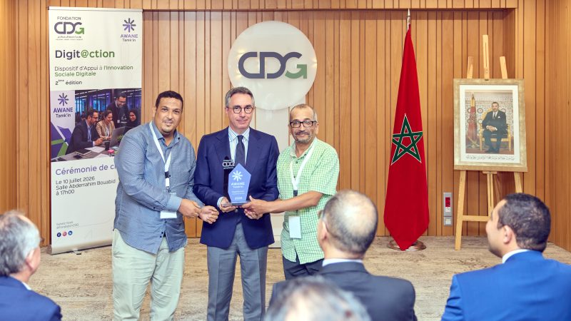 مؤسسة الرعاية لصندوق الإيداع والتدبير تختتم النسخة الثانية من برنامج DIGIT@CTION وتُتوِّج ستة مشاريع للابتكار الاجتماعي الرقمي
