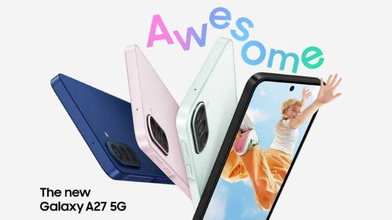 جهاز سامسونج Galaxy A27 5G يقدّم تجربة مشاهدة غامرة وإمكانات ذكاء اصطناعي متطورة