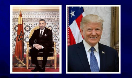 برقية تهنئة من جلالة الملك إلى الرئيس الأمريكي دونالد ترامب بمناسبة العيد الوطني للولايات المتحدة الأمريكية