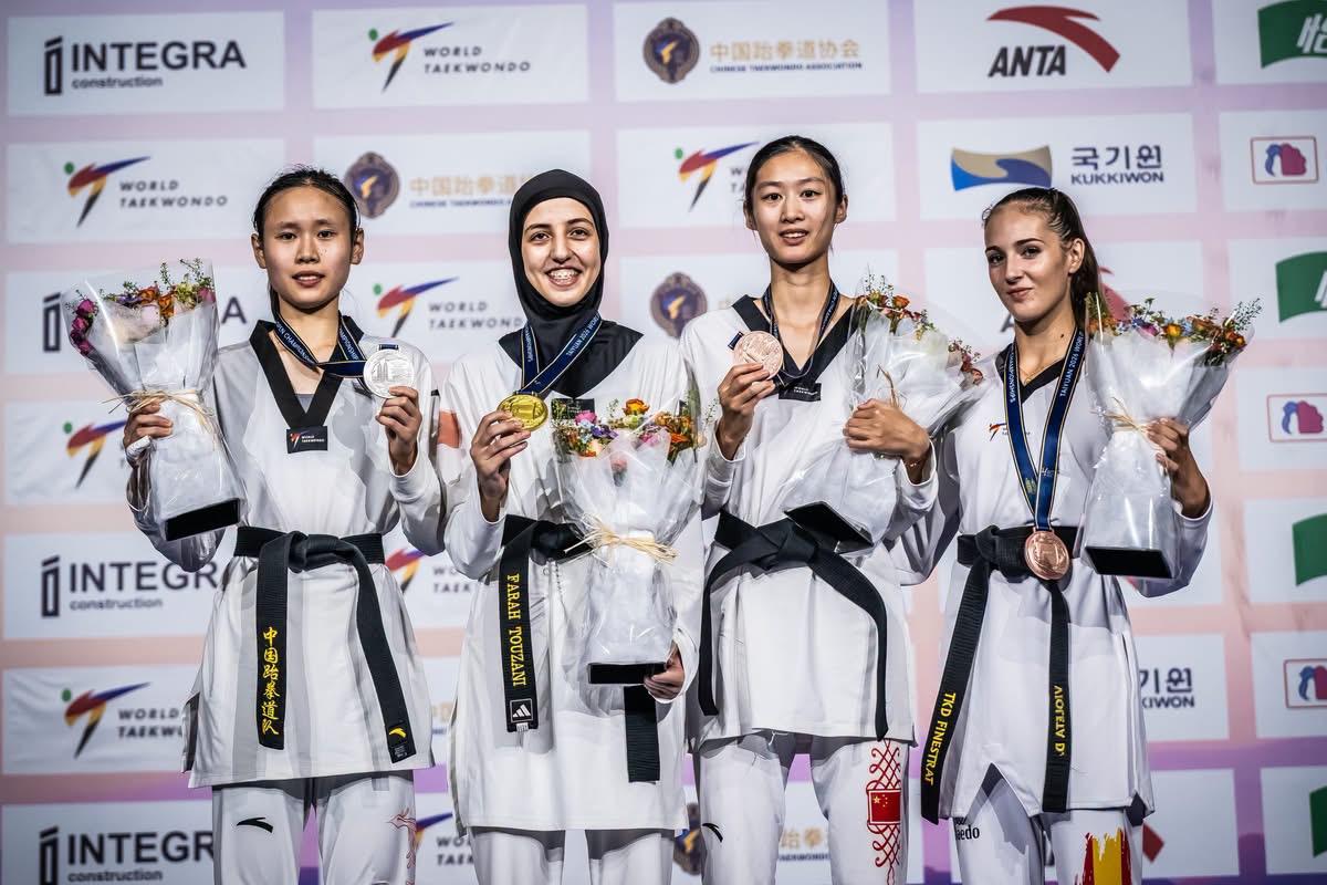 إنجاز عالمي جديد.. فرح التوزاني تحصد ذهبية التايكوندو في الصين  :