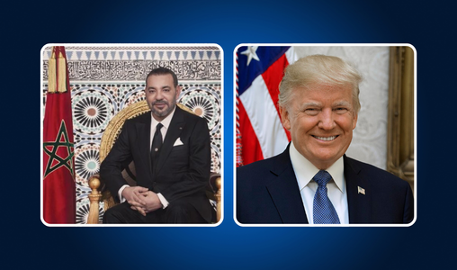” الرئيس دونالد ج. ترامب إلى جلالة الملك، نصره الله : « الولايات المتحدة واضحة : نحن نعترف بسيادة المغرب على الصحراء الغربية، وندعم المقترح المغربي للحكم الذاتي الجاد، وذي المصداقية والواقعي باعتباره الأساس الوحيد للتوصل إلى حل».