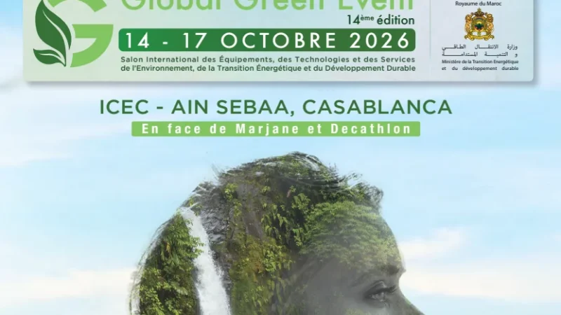 البيئة والطاقة والاقتصاد الدائري في صلب الدورة الرابعة عشرة لمعرض GLOBAL GREEN EVENT