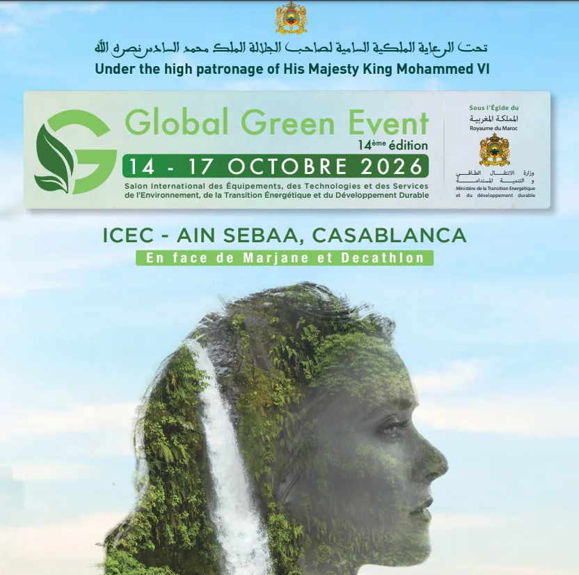 البيئة والطاقة والاقتصاد الدائري في صلب الدورة الرابعة عشرة لمعرض GLOBAL GREEN EVENT