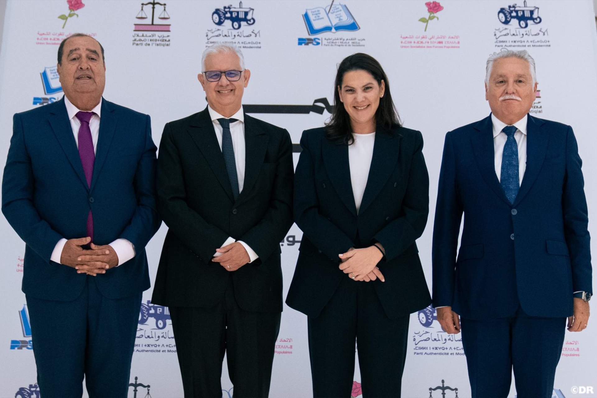 تشكيل الأغلبية الحكومية من أحزاب الأصالة والمعاصرة والاستقلال والاتحاد الاشتراكي للقوات الشعبية والتقدم والاشتراكية (بيان)