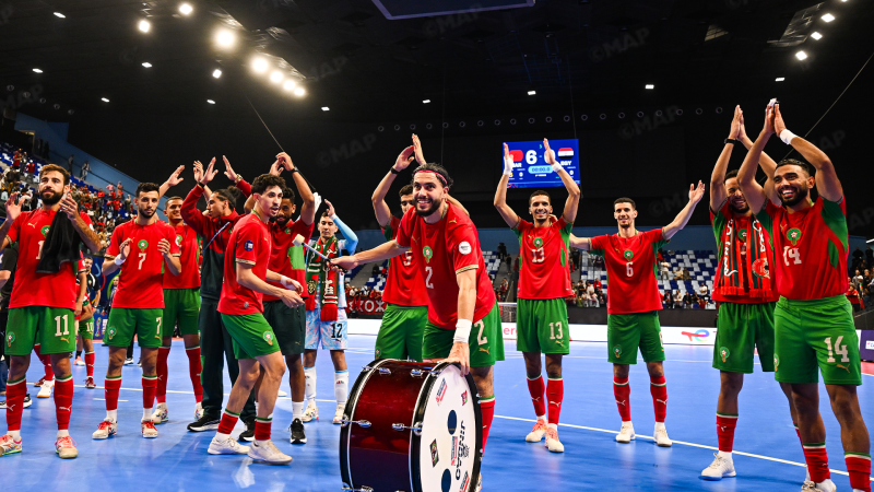 كأس إفريقيا لكرة القدم داخل القاعة ( دور النصف )..المنتخب المغربي يتفوق على نظيره المصري (6-0) ،ويضرب موعدا في النهائي مع منتخب الأنغولي